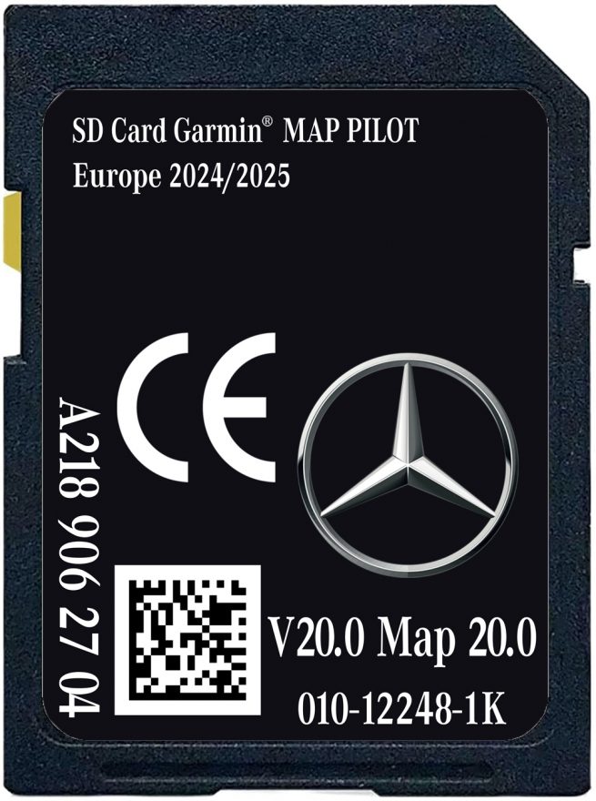 Mercedes-Benz Garmin Map Pilot Star1 v20 SD-Karte Europa | 2025 | Teilenummer: A2189062704