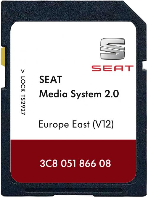 Seat Mediasystem 2.0 SD Karte Ost Europa V12 | Teilenummer: 3C805186608